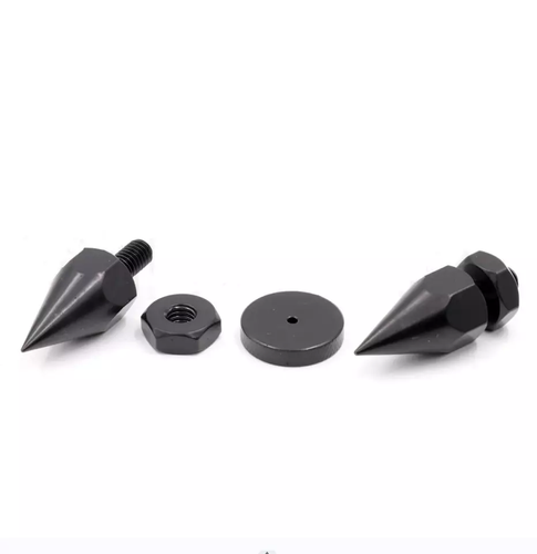 HIFI 4pcs M6 Carbon Iron Spikes+Pad Shockproof Stand Feet Base Pads Nail - Picture 2 of 13