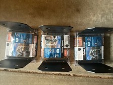 3 Sets Simpson Strong-Tie Outdoor Accents Rough 6x6 Adjustable Post Bases, Black