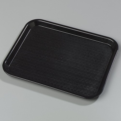 Cafe Standard Plastic Cafeteria/Fast Food Tray,BPA Free - 14" x 10" Black - Picture 8 of 9