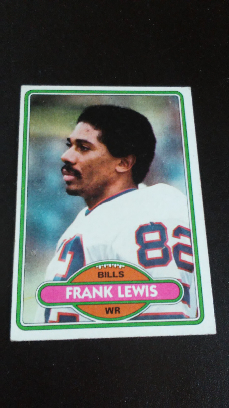 1980 Frank Lewis Bills Topps Card 293 Free Shipping