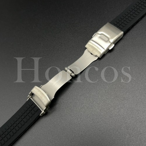 20 22 MM Black Rubber Aquanaut Watch Band Strap quick release Fits for IWC - Picture 3 of 4