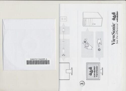 ViewSonic Wizard User Guide and Installation Software CD-ROM VA2026W Documents - Picture 2 of 5