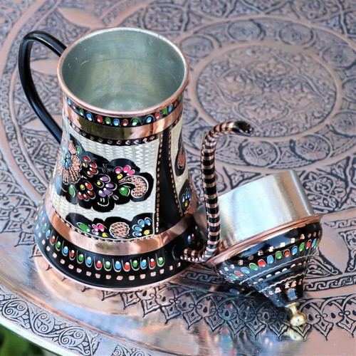 Copper Olive Oil Dispenser Cruet, Copper Oil Bottle, Container for Olive Oii - Picture 8 of 11