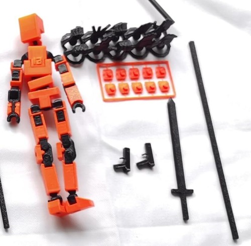 LUCKY13TOY 3D Printed Multi Joint Movable Mechanical Doll Model Toy Design St... - Picture 2 of 8