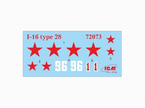 ICM 72073 Plastic model kit Scale aircraft 1:72 I-16 type 18 WWII Soviet fighter - Picture 4 of 5