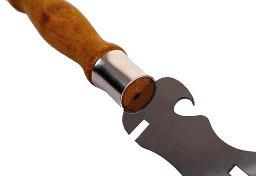 Fork Tool for Removing Meat from Skewer, Shashlyk Knife 11" - 第 4/6 張圖片