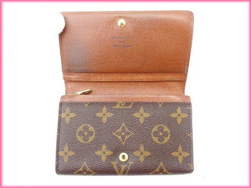 Louis Vuitton Geldbörse Geldbörse Monogramm braun Frau authentisch gebraucht Y1071 - Bild 4 von 5
