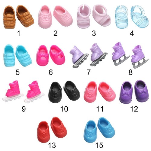 General-Purpose PVC Doll Wear Fashion Sandals Cute Shoes 8~16cm Dolls Stand - Picture 2 of 18