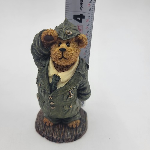 Boyds Bear Bearstone Billy Bearyproud When I Grow Up Military Figurine 228454 - Picture 8 of 12