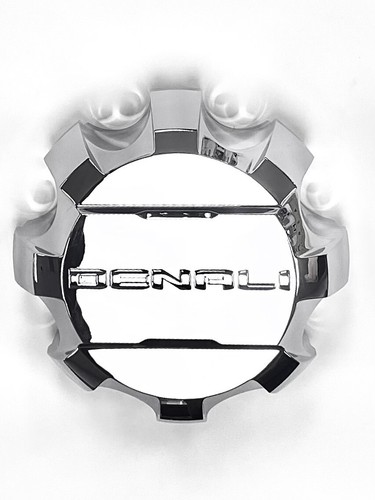 2021-2024 GMC Sierra HD Denali Chrome Center Cap Pkg 23378324 Qty 4 OEM GM - Picture 4 of 5