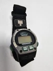 Vintage Timex Ironman Triathlon Women Green Black 8 Lap Needs Battery.