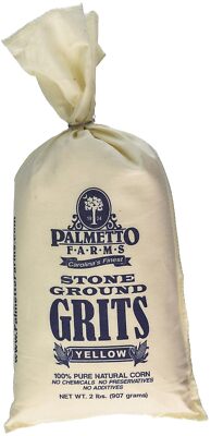 Palmetto Farms Stone Ground Yellow Corn Grits Gluten Free 32 Ounce Pack