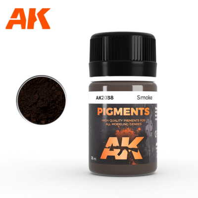 AK INTERACTIVE 2038 PIGMENT - SMOKE 35ml (Weathering product)