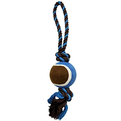 Tennis ball rope dog toy cheap