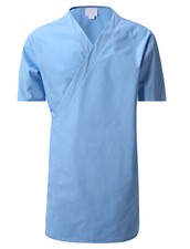 7Encounter Unisex Multi-functional Short Sleeves Wrap Smock