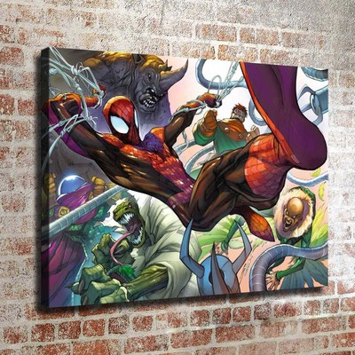 Spiderman/'s side face HD Picture Canvas prints Painting Home decor Room Wall art