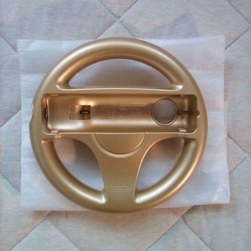 Wii Golden Handle Club Nintendo Platinum Limited für Mario Kart Spiel selten - Bild 6 von 6