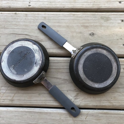 Granitestone Nonstick Pans Frying 5.5” Skillet Blk Cookware PFOA Free Set of 2 - Picture 6 of 12