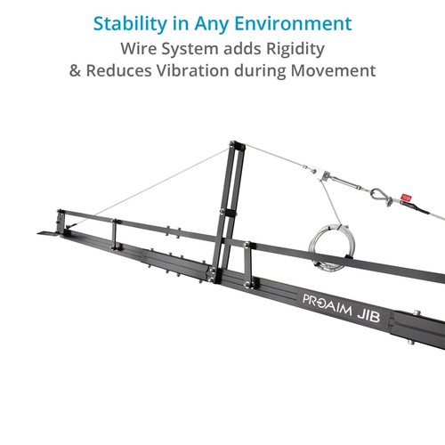 Proaim 18ft Camera Crane Jib Arm for 3-axis Gimbals, Pan-Tilt & Fluid Head - Picture 6 of 13