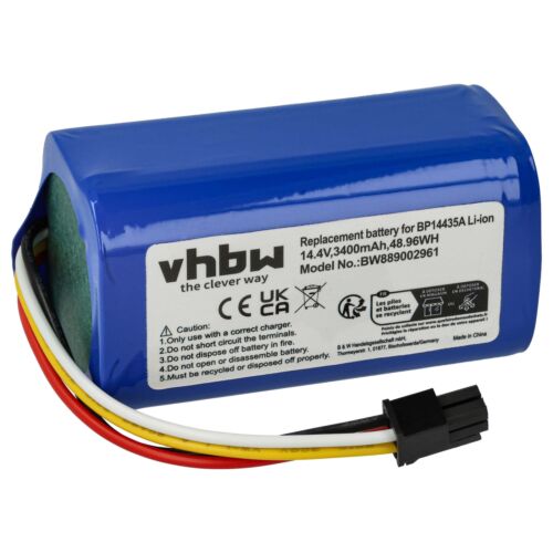 Batterie pour Samsung VR5000RM POWERBOT-E VR05R5050WK 3400mAh 14,4V