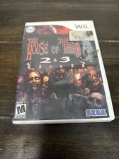 The House of the Dead 2 & 3 Return (Nintendo Wii, 2008) disc & case NO MANUAL