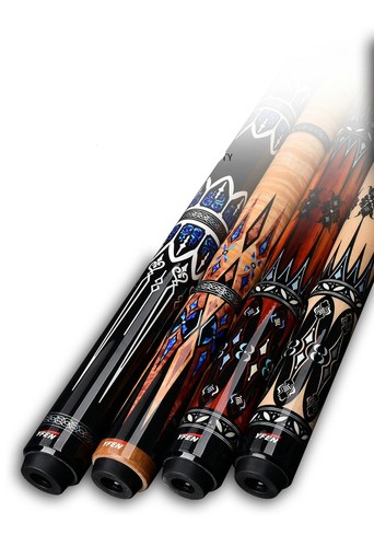 YFEN 57" Carbon Fiber Technology 1/2 Billiard Pool Cue Stick 11.5 / 12.5mm Set - Picture 9 of 31