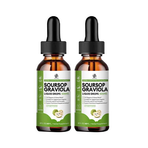 1-4x Estratto di Graviola Soursop Liquido Supporto Immunodigestivo & Antiossidante - Foto 12 di 13