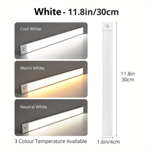 LED Unterbauleuchte 3in1 Dimmbar Mit Bewegungsmelder USB AKKU Küche Schranklampe - Bild 16 von 20