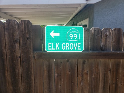 Elk Grove, California Route Straßenschild 18"x12", Sacramento, Galt, Sac State - Bild 8 von 12