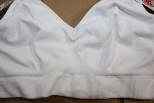 NWT PLAYTEX NURSING BRA flexes to fit US4956 WHITE maternity XS - Picture 2 of 6