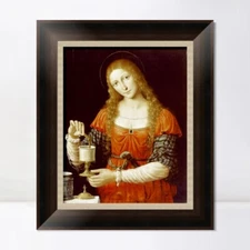 Framed Canvas Art Giclee Print Series#101 by Leonardo da Vinci Wall Art Decor