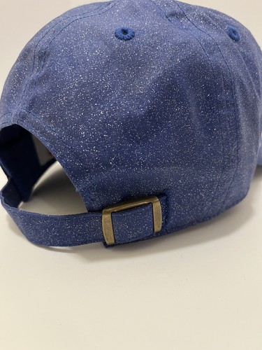 Golden State Warriors Hat Sparkle Glitter Blue Womens Adjustable NBA Ball Cap - Picture 9 of 13