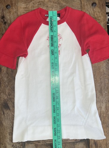 Dsquared2 “Pure Fuckin Canadian” Fitted Baseball Style Sexy TShirt Red & White S - Picture 7 of 9