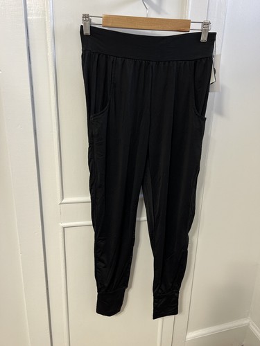 Zyia Active Woman's Jogger In A Bottle 2 Sz Medium Black Lightweight Pants