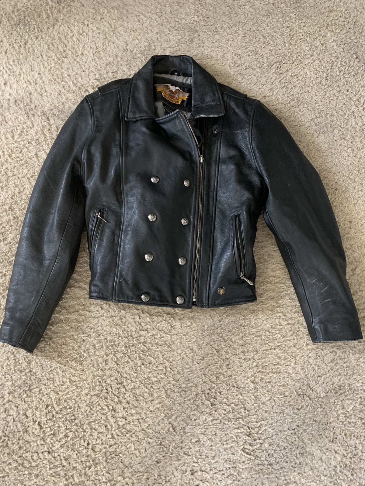 Harley Davidson Motorcycle Vintage Biker Black Re… - image 2