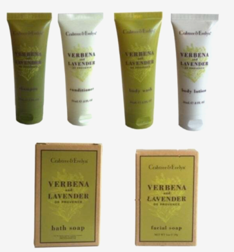 12 Items / 2 Sets - Crabtree & Evelyn Verbena & Lavender de Provence Travel Set - Picture 2 of 2