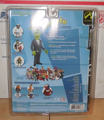 Palisades Muppets Tonight Series 7 Johnny Fiama Burgundy Purple Casual Suit - Picture 2 of 2