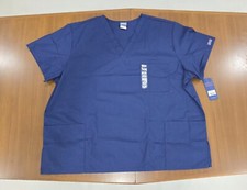 Cherokee Workwear Scrubs Unisex V Neck Top 4876 NAVW Navy, 3XL