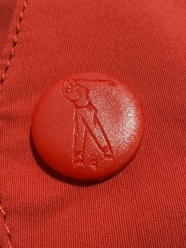 NEU MIT ETIKETT SELTENE VINTAGE PIVOT SPORTWARE HERREN M GOLF BOMBER JACKE MANTEL ROT - Bild 5 von 15