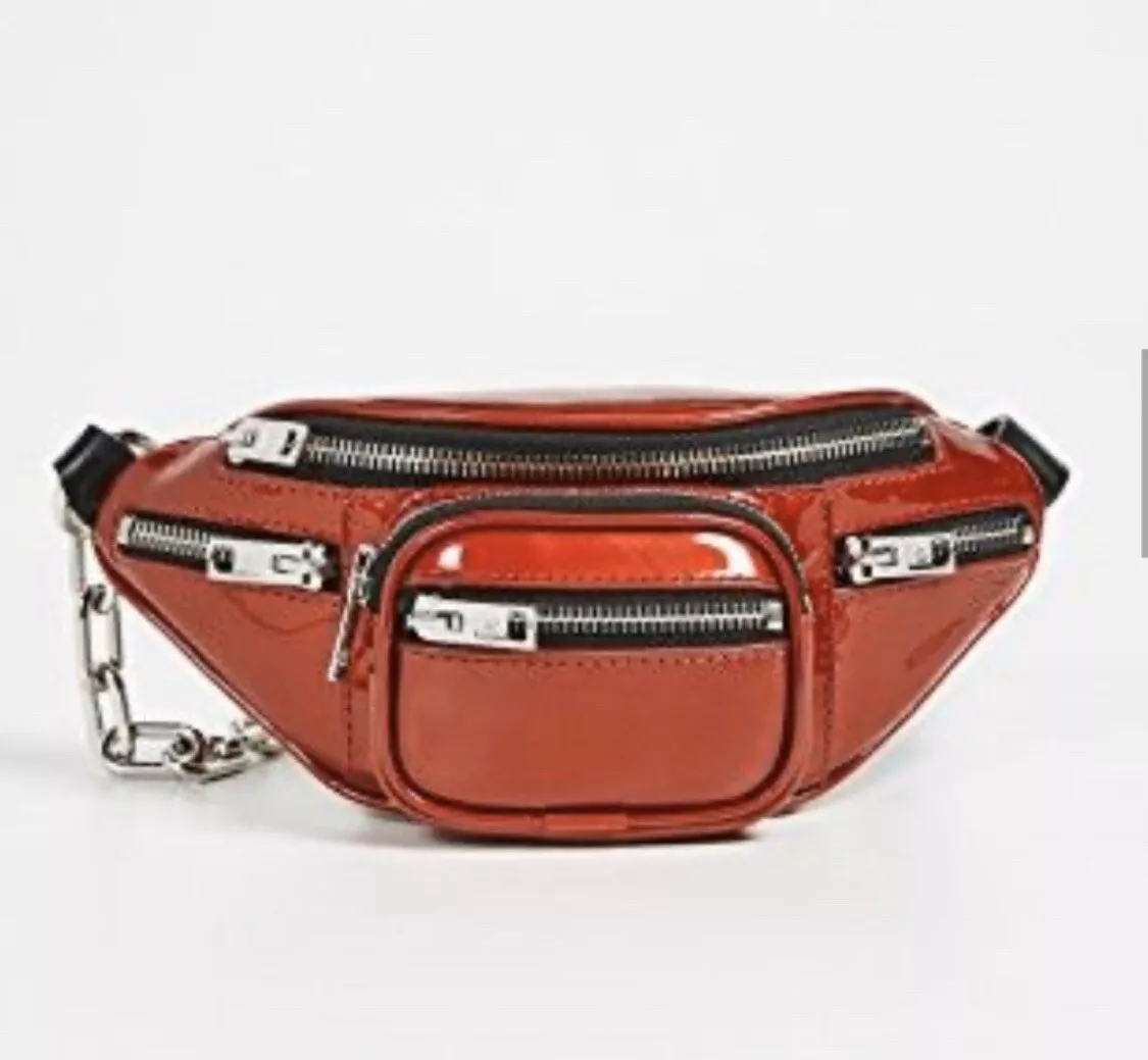 Hindre Aktiver Halvtreds New Alexander Wang mini Attica red patent fanny pack | eBay