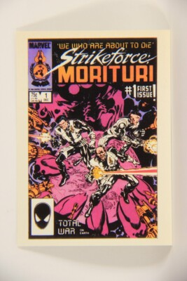 Marvel Superheroes First Issue Covers 1991 Card #39 Strikeforce Morituri L009084
