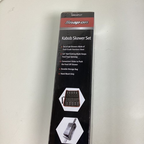 Snap On Tools Skewer Kabob Set New Sealed Made In USA Stainless SSX24P117 - Picture 10 of 15