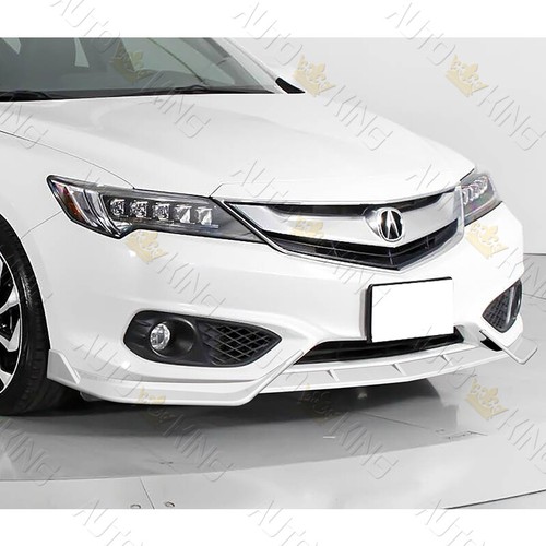 KIT DIVISOR ALERÓN PARACHOQUES DELANTERO APTO PARA 16-18 ACURA ILX 4 PUERTAS PINTADO BLANCO - Imagen 5 de 5