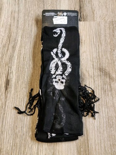 Harry Potter Death Eater Dark Mark Scarf Wizarding World Rayon - 6ft×2ft New - Picture 2 of 4