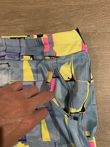 Jamie Sadock Shorts Womens 10 Multicolor Pockets Golf Logo Athletic  - Picture 3 of 6