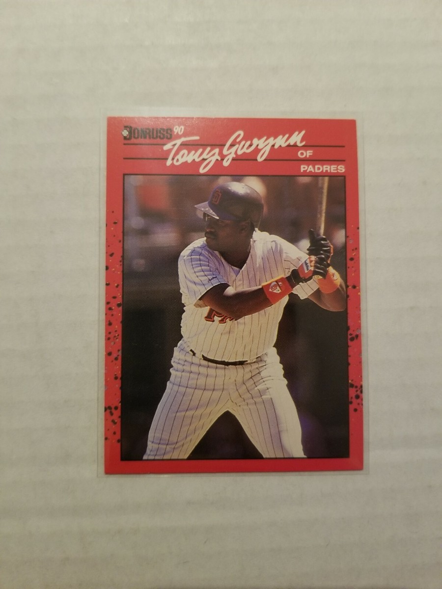 1990 Donruss Tony Gwynn #86 ERROR Card No Period after Inc