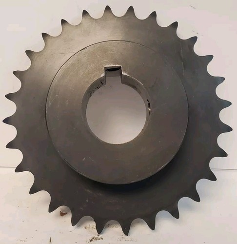 TSUBAKI H60B28F 1-15/16*SI. ROW 60 ROLLER CHAIN SPROCKET*1-15/16" BORE KW+SS NIB - Picture 4 of 7