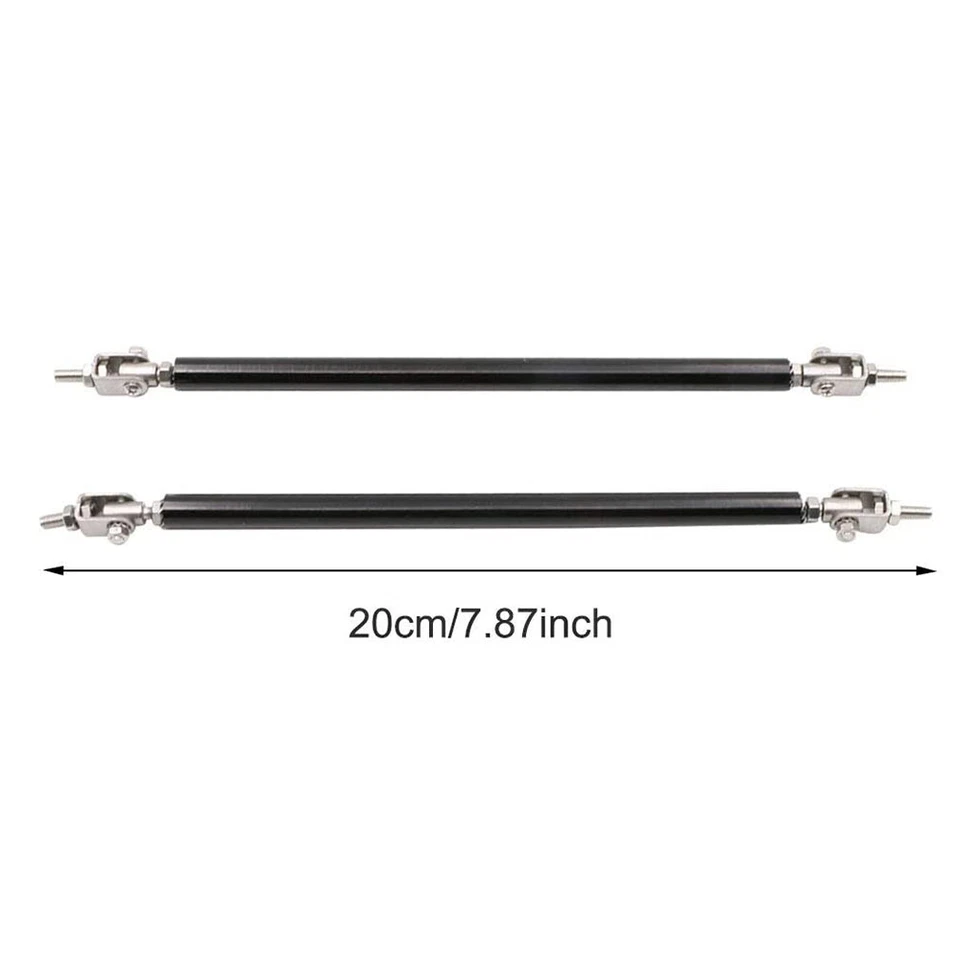 适用于斯巴鲁 WRX STI 汽车前保险杠唇光身体剧透分离器支柱杆 — 第 3/4 张图片