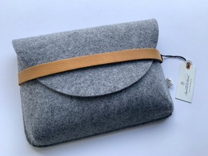 felt clutch bag