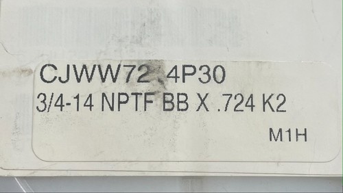 CJ Winter 3/4-14 NPTF Thread Rolling Dies 1 Pair Bronze Bushing In ID - Picture 4 of 4